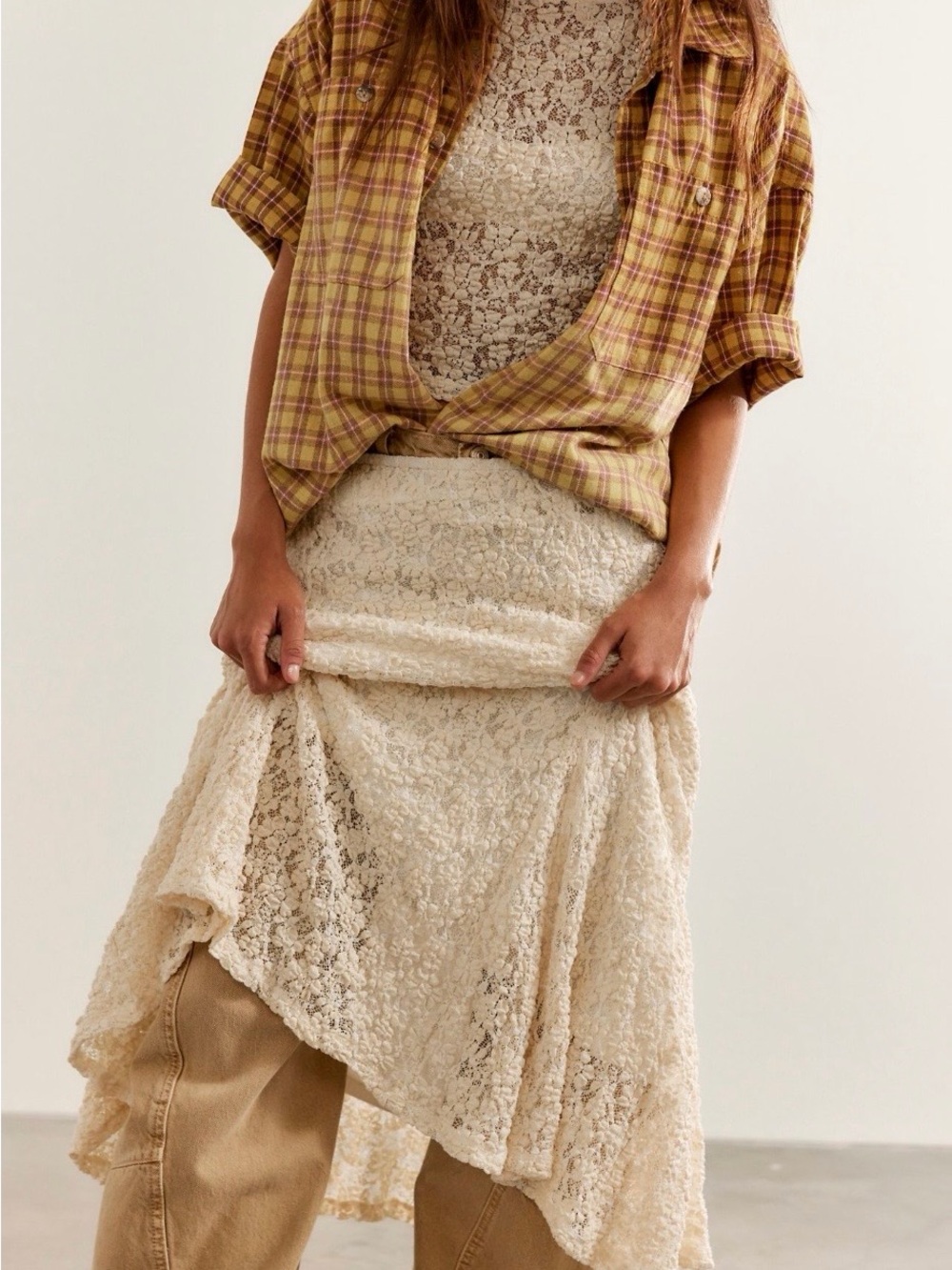 Laney Midi Shirt Set Free People NWT - Picture 3 of 4